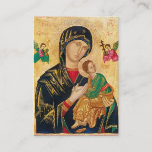 De Visita Cartão santamente   nossas senhora/mãe da ajuda