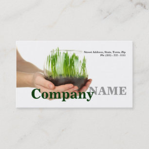 De Visita Cartão saudável do vegetariano da vida do verde