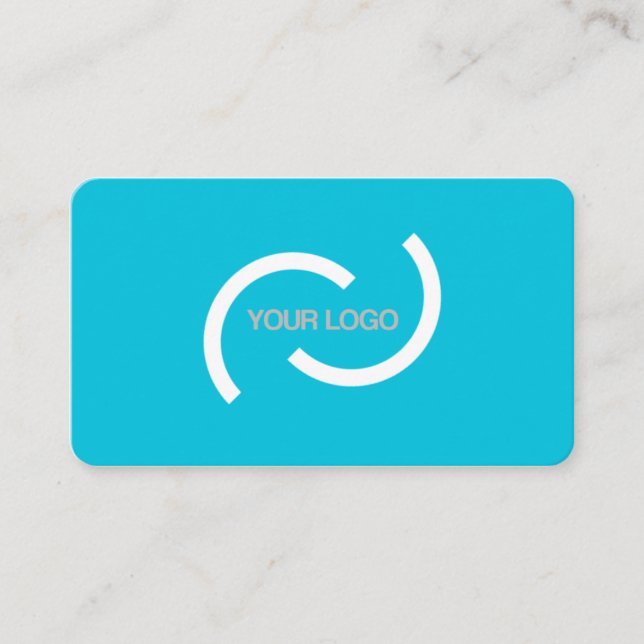 De Visita Cartão tartaruga elegante. Personalize com seu log (Frente)