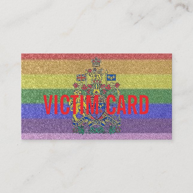 DE VISITA CARTÃO VICTIM (Frente)