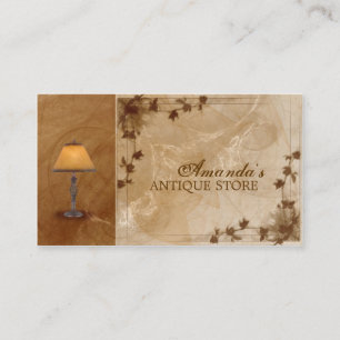 De Visita Cartão Vintage Lamp Compre Antiques & Home Decor