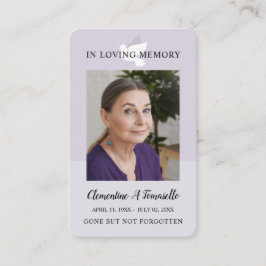 De Visita Dove Funeral Memorial Prayer Cartão com fotos