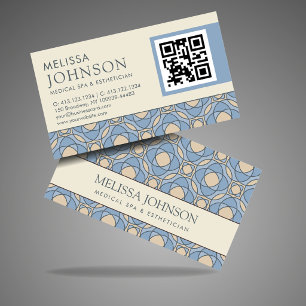 De Visita Elegant Mosaic Medical Spa & Esthetician Cartão QR
