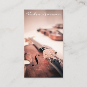 De Visita Fotografia legal do violino/violinista - cartão d