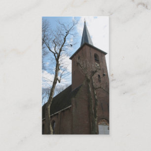 De Visita Igreja velha e cartão com fotos pequeno das