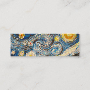 De Visita Mini A noite estrelado Van Gogh repinta o cartão do