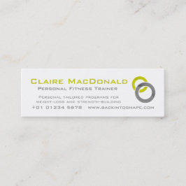 De Visita Mini Cartão cinzento da promoção do negócio do limão