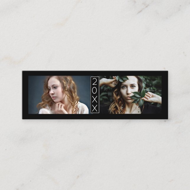 De Visita Mini O último ano do cartão conhecido da graduação (Frente)