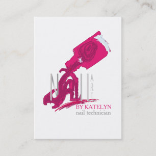 De Visita NailArt - cartão do negócio/programação
