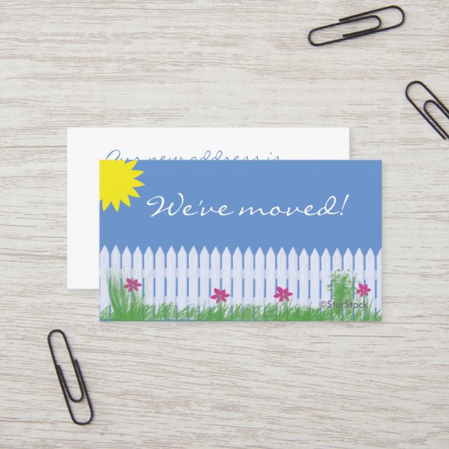 De Visita Nós movemos o cartão (Frente/Verso In Situ)