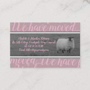 De Visita Nós transportamo-nos ao cartão dos carneiros do