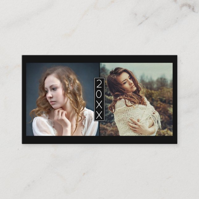 De Visita O último ano do cartão conhecido da graduação (Frente)