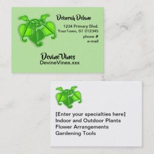 De Visita Ônibus. cartão - folhas 3-D da videira