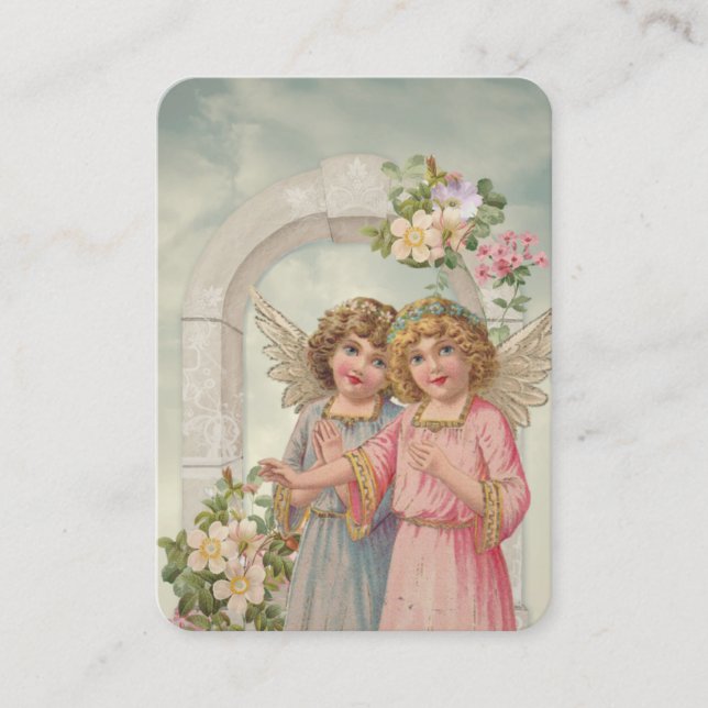 De Visita Oração a meu cartão santamente do anjo-da-guarda (Frente)