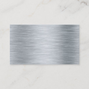 De Visita Padrão 3,5" x 2,0" metal inoxidável do cartão d