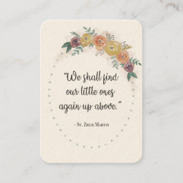 De Visita Rua. Zelie Martin Consolation Misriage - Cartão Sa