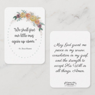 De Visita Rua. Zelie Martin Consolation Misriage - Cartão Sa