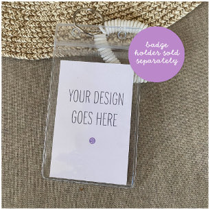 De Visita Titular do crachá Inserir Cartão Euro Tamanho DIY 