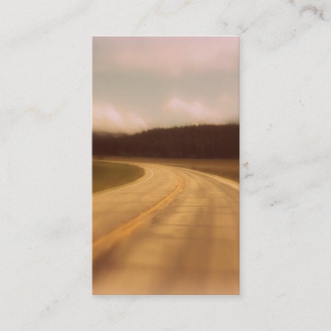 De Visita Vertical fúnebre do cartão da oração da estrada (Frente)