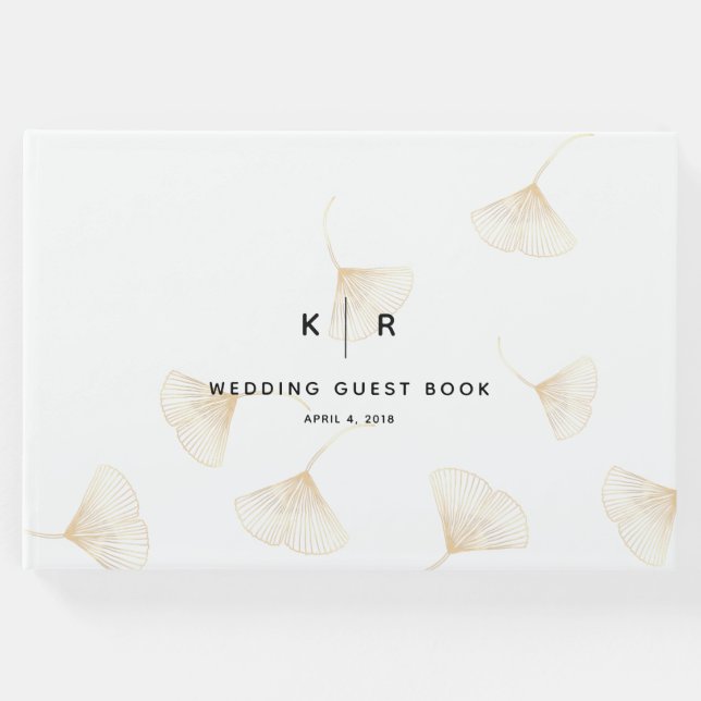 De Visitas A queda do Ginkgo deixa o Casamento outono livro c (Frente)