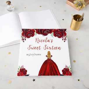 De Visitas Blonde Hair Princesa Red Sweet Dezesseis Livro Con