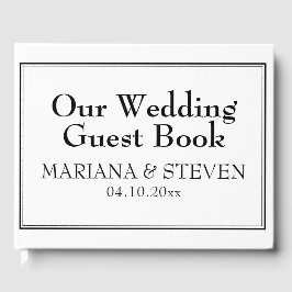 De Visitas Livro Branco Minimalista da Fronteira Moderna