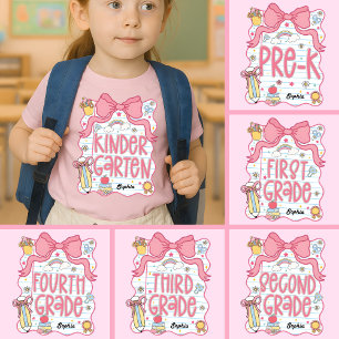 De Volta À Camisa De Escola, Toddler Primeiro Dia