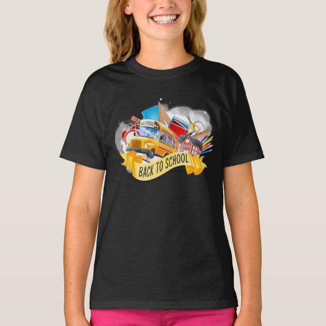 De Volta À Camisa De T-Escola (Frente)