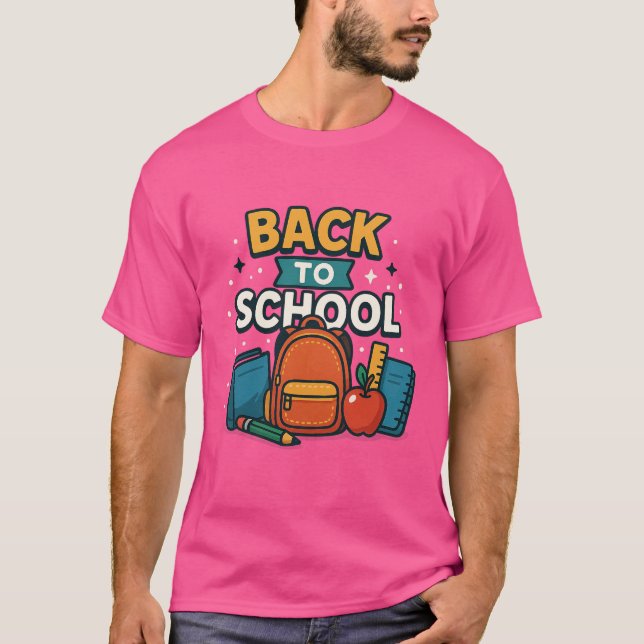 De volta à camiseta escolar (Frente)