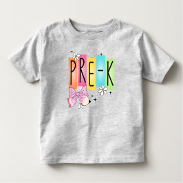 De Volta À Camiseta Pré-Kinder Da Escola