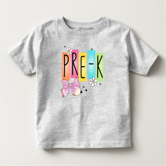 De Volta À Camiseta Pré-Kinder Da Escola