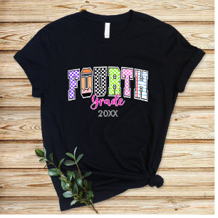 De volta à escola Camisa de Variação do Quarto Gra