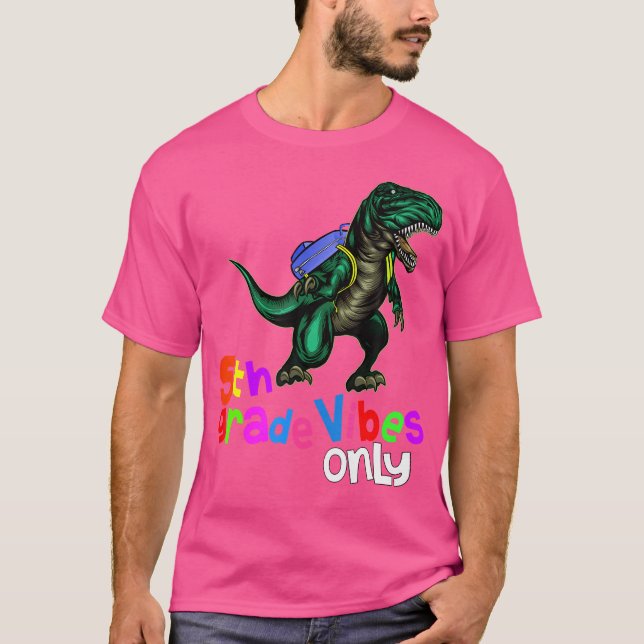 De Volta À Escola Camisas 5 Dinossauro Dino T Re (Frente)