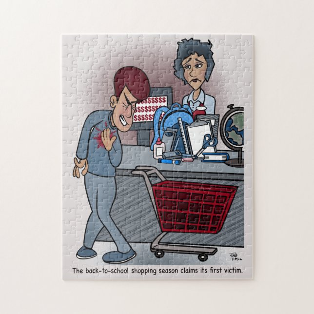 De Volta À Escola Jigsera Quebra-cabeça (Vertical)