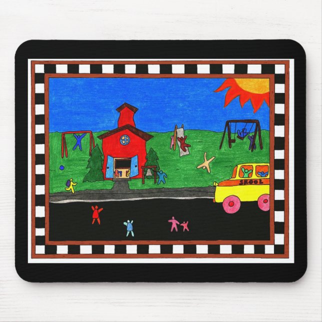 De volta à escola Mousepad (Frente)