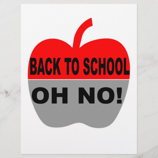 De Volta À Escola Oh Não (Frente)