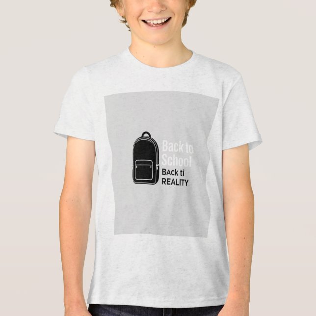 De volta à mochila da escola - Engraçado de volta  (Frente)