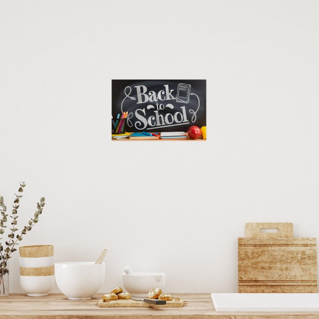 De volta à Poster da escola (Cozinha)