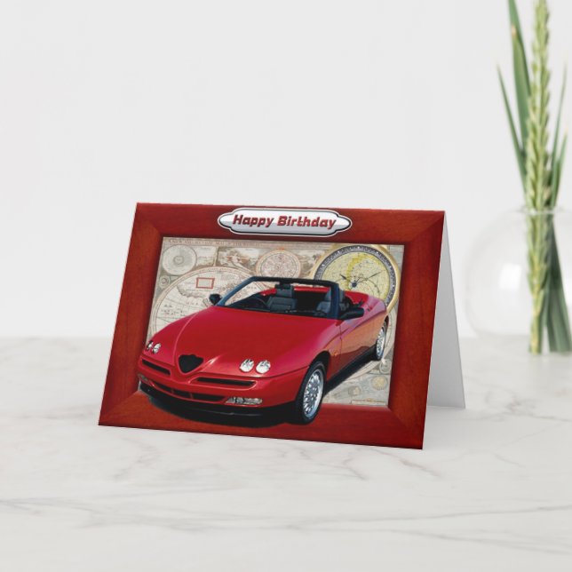 De volta ao cartão de aniversário futuro (Frente)