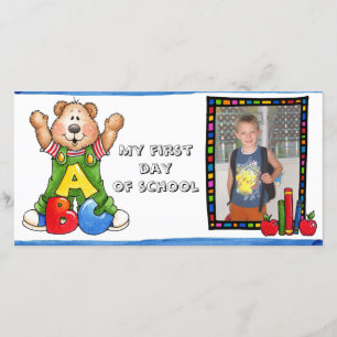 De volta ao cartões de fotos escolar