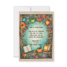 De volta ao Convite de festas escolar