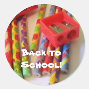 de volta aos adesivos escolares