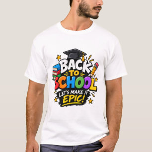 De Volta às Aulas Vamos Tornar Épico – Camiseta Es