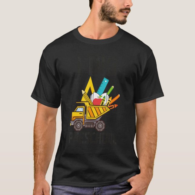 De Volta Às Camisetas Escolares Eu Desço Caminhão  (Frente)