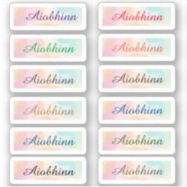 De volta às Etiquetas de nome escolares