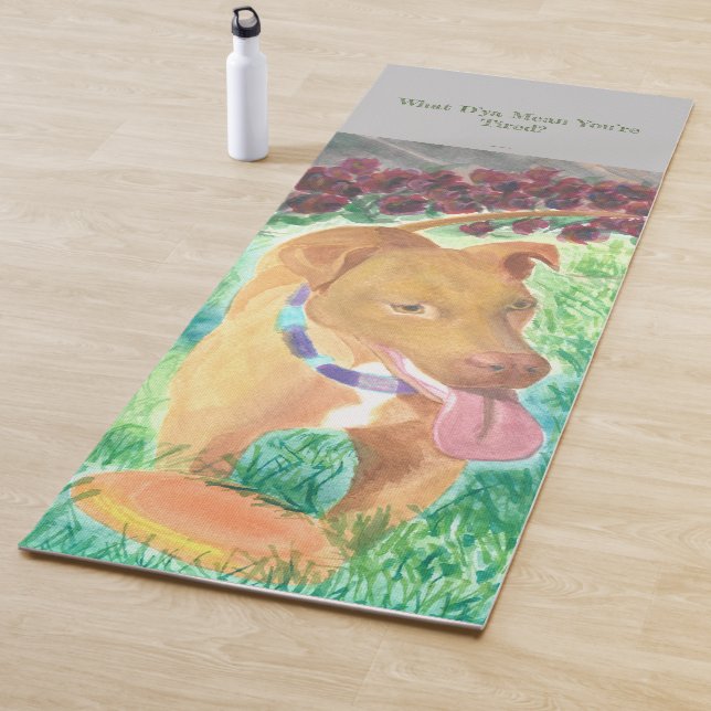 De Yoga O que quer dizer que está cansado? Tapete (In Situ)