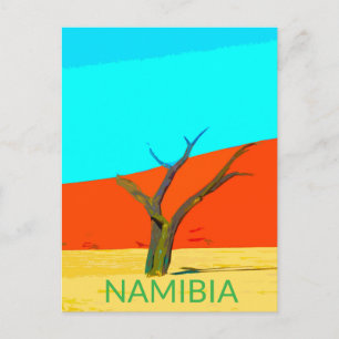 Deadvlei Cartão Postal de Arte Vintage Viagens Nam