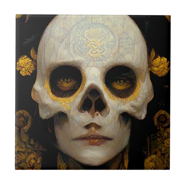 Death Mask Fantasy Sci-Fi Art (Frente)