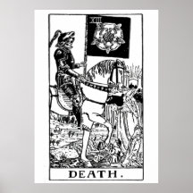 Death Tarot Wall Art Poster