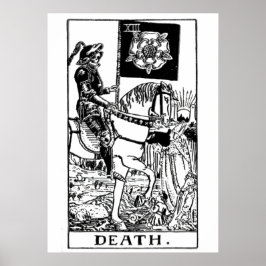 Death Tarot Wall Art Poster